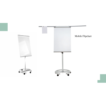 Mobile Magnetic Flipchart Round Basis PM-RM
